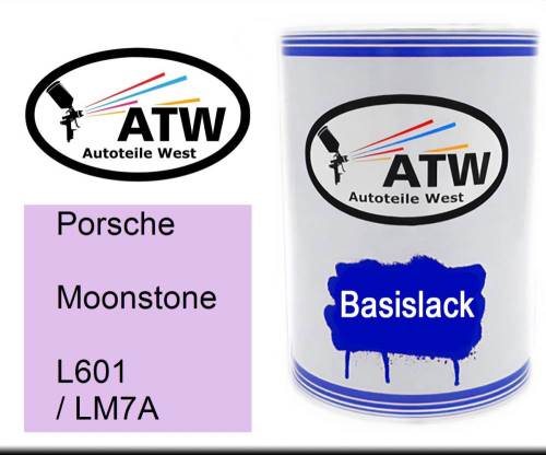 Porsche, Moonstone, L601 / LM7A: 500ml Lackdose, von ATW Autoteile West.
